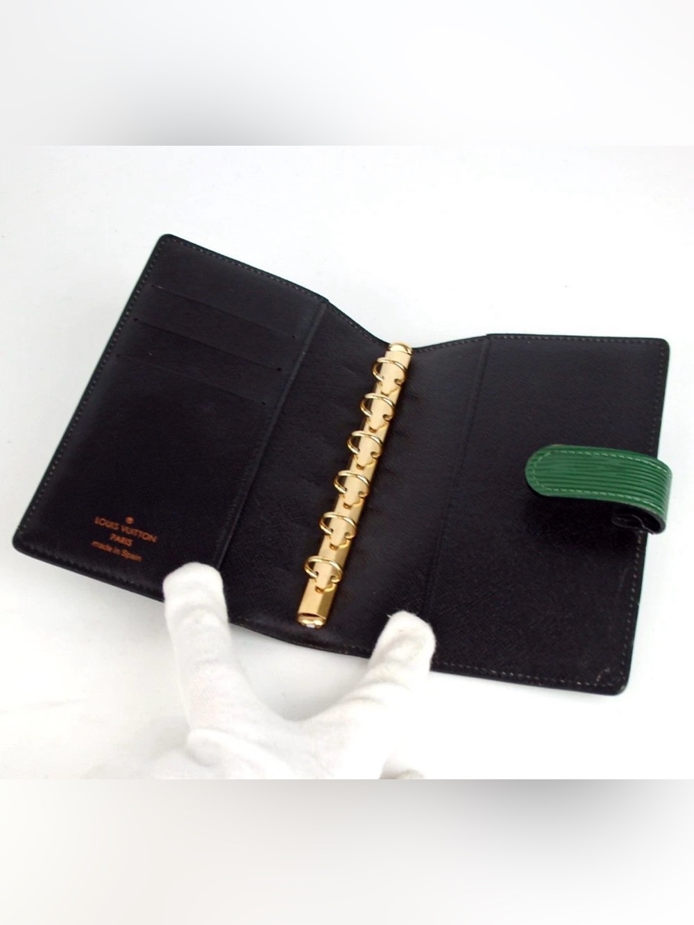 Louis Vuitton Green Epi Agenda PM Authentic - Picture 8 of 13